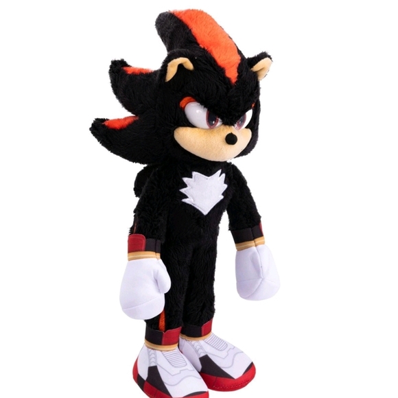 Sonic The Hedgehog 3 Shadow Deluxe Plush New With Tags 14" - Picture 3 of 5